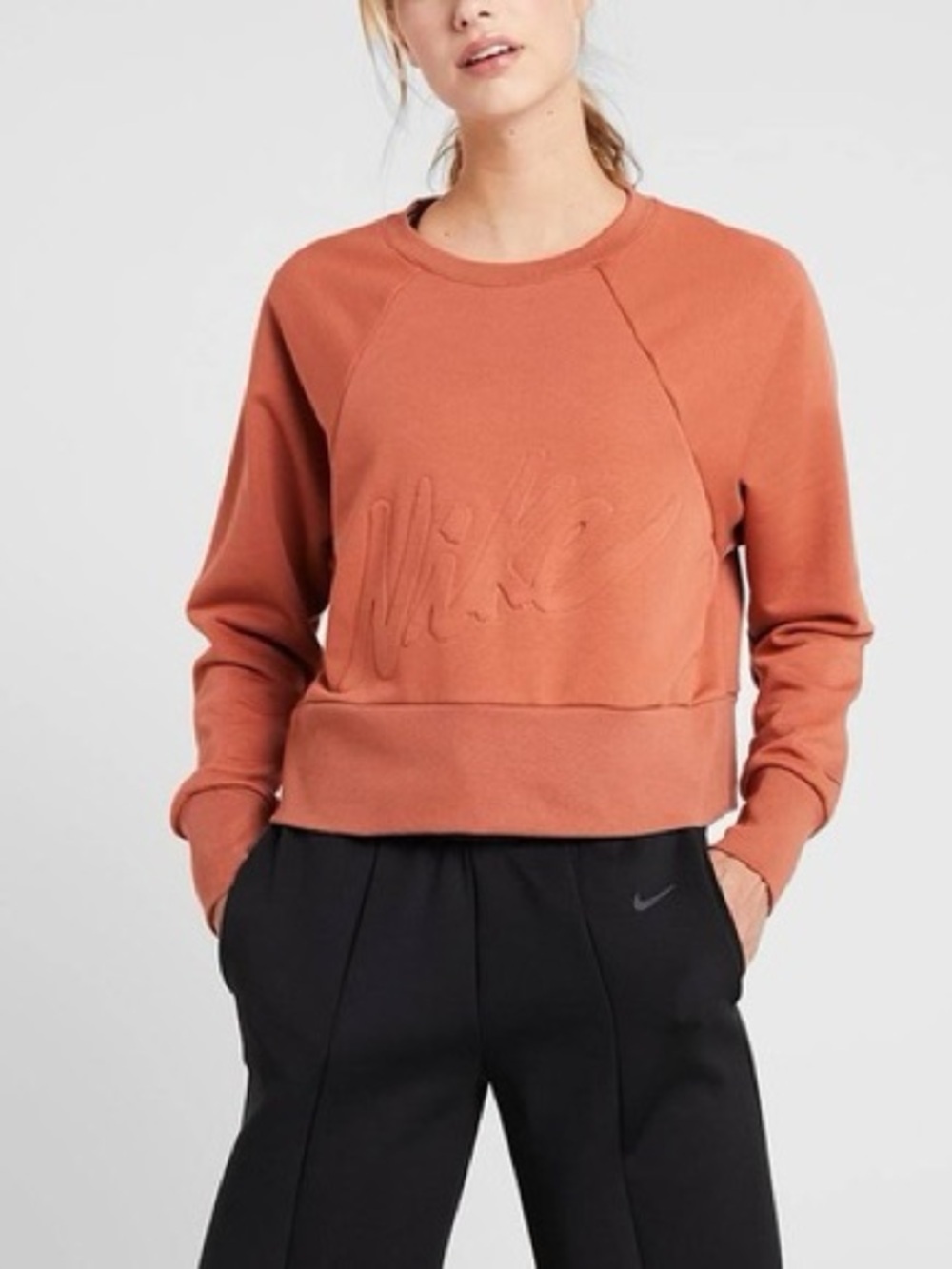 Nike Dri-FIT Rust Orange Pullover